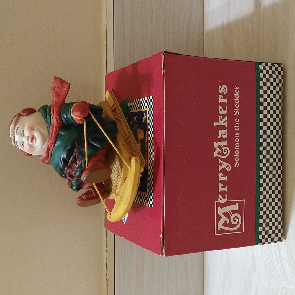 Vintage Department 56 Solomon the Sledder